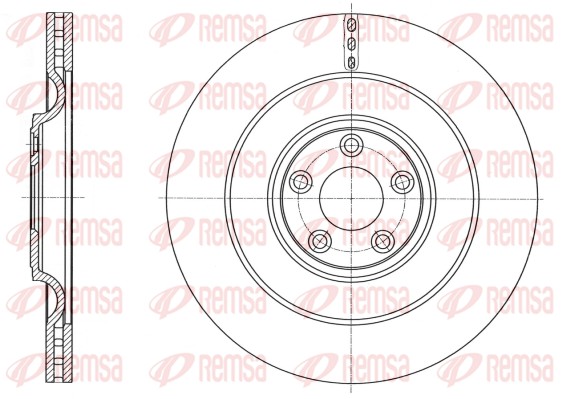 Disque de frein REMSA 61747.10