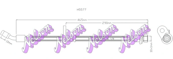 Flexible de frein BROVEX-NELSON H5577