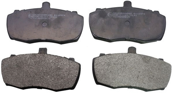 Kit de plaquettes de frein, frein à disque DENCKERMANN B110374