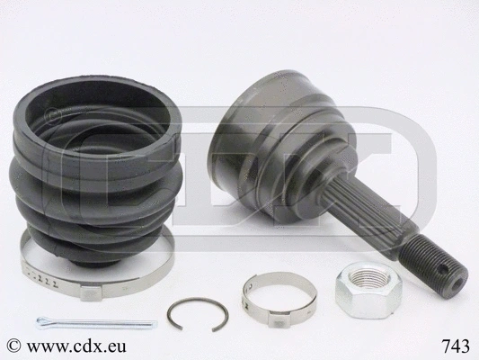 Jeu de joints, arbre de transmission CDX 743