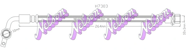 Flexible de frein KAWE H7303
