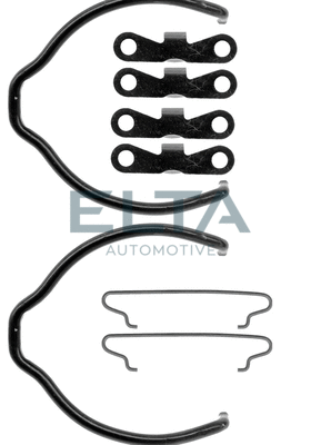 Kit d'accessoires, mâchoires de frein de stationnement ELTA AUTOMOTIVE EA8179