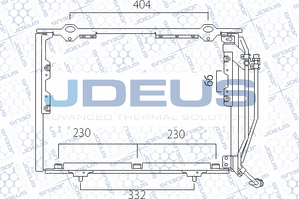Condenseur, climatisation JDEUS 717M33