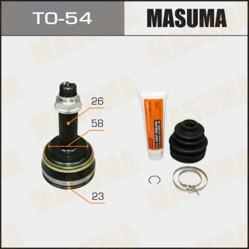 Jeu de joints, arbre de transmission MASUMA TO-54