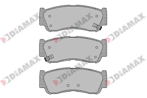 Kit de plaquettes de frein, frein à disque DIAMAX N09247