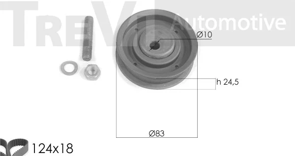 Kit de courroie crantée TREVI AUTOMOTIVE KD1263