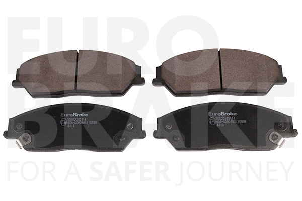 Kit de plaquettes de frein, frein à disque EUROBRAKE 55022245114