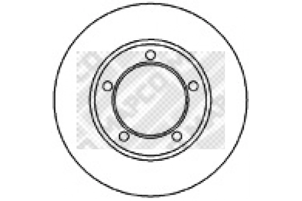 Disque de frein MAPCO 15683