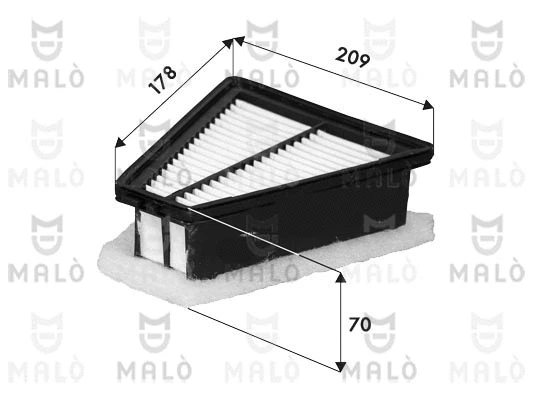Filtre à air AKRON-MALÒ 1500684