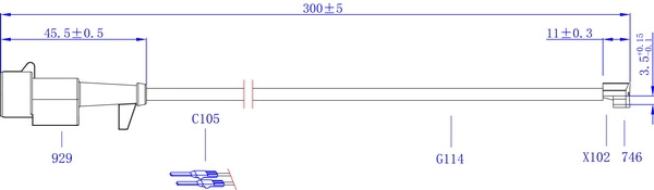 Contact d'avertissement, usure des plaquettes de frein Hi-Q SWS3900