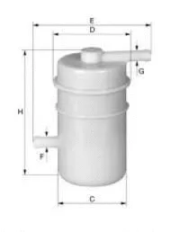 Filtre à carburant UNIFLUX FILTERS XB100