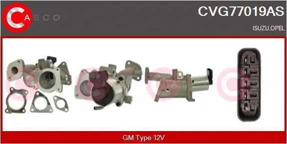 Vanne EGR CASCO CVG77019AS