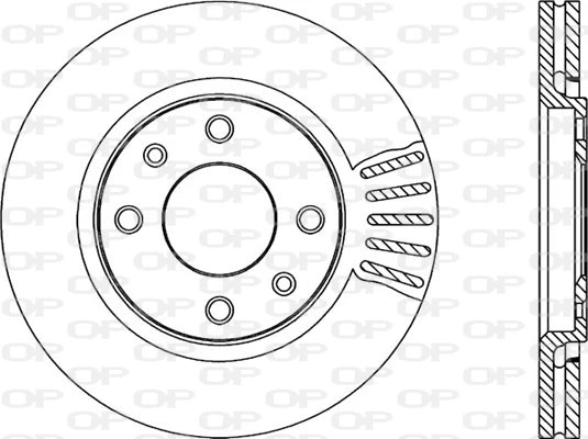 Disque de frein OPEN PARTS BDR1714.20