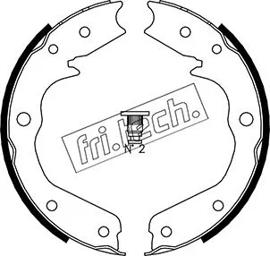 Jeu de mâchoires de frein, frein de stationnement fri.tech. 1073.173
