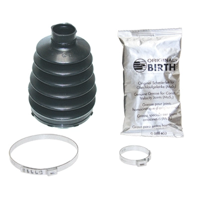 Jeu de joints-soufflets, arbre de commande BIRTH 7553/KM