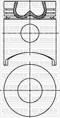 Piston YENMAK 31-04935-000