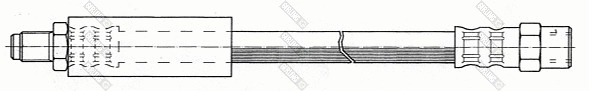 Flexible de frein GIRLING 9002280