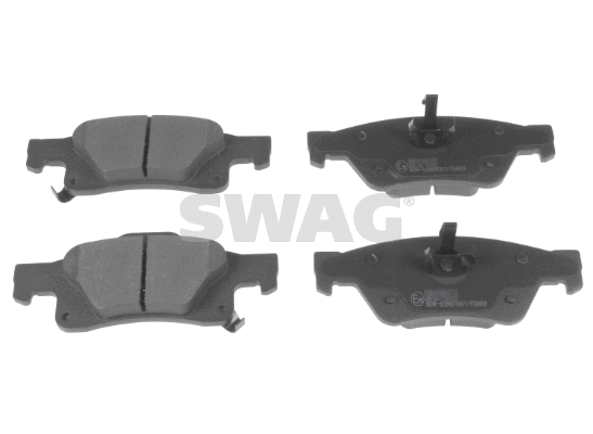 Kit de plaquettes de frein, frein à disque SWAG 33 10 2657