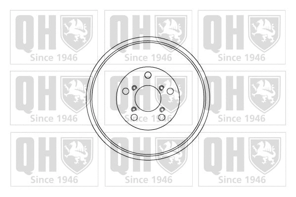 Tambour de frein QUINTON HAZELL BDR356
