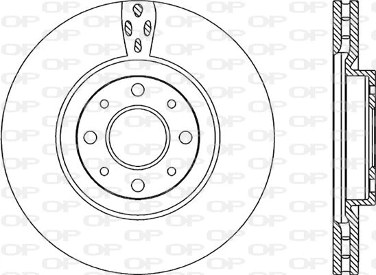 Disque de frein OPEN PARTS BDA2217.20