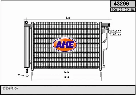 Condenseur, climatisation AHE 43296