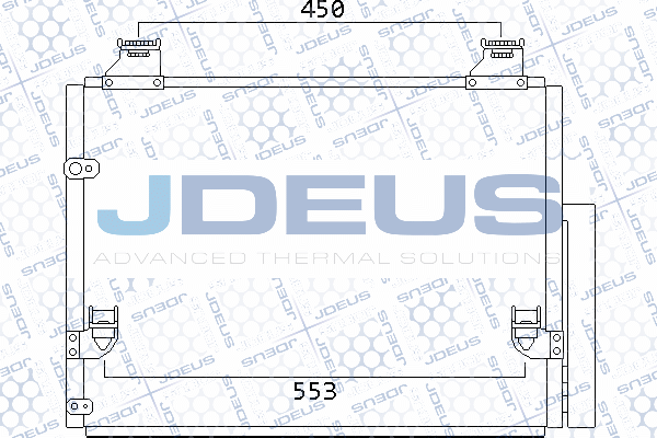 Condenseur, climatisation JDEUS 728M66