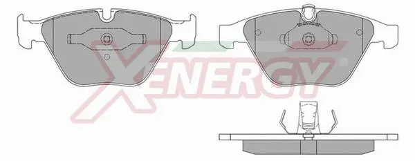 Kit de plaquettes de frein, frein à disque AP XENERGY X40918