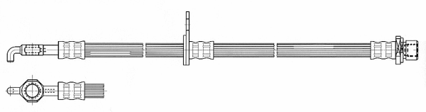 Flexible de frein CEF 512308