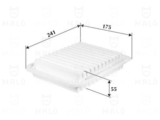 Filtre à air AKRON-MALÒ 1500224