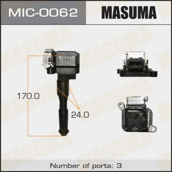 Bobine d'allumage MASUMA MIC-0062