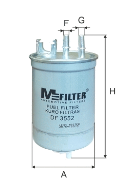 Filtre à carburant MFILTER DF 3552