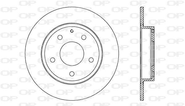 Disque de frein OPEN PARTS BDA2728.10