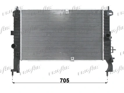 Radiateur, refroidissement du moteur FRIGAIR 0107.3114