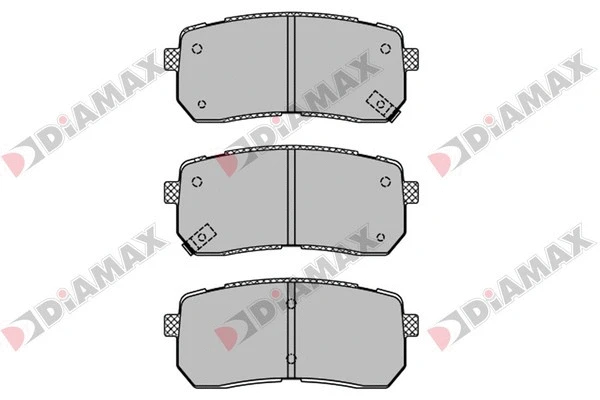 Kit de plaquettes de frein, frein à disque DIAMAX N09448