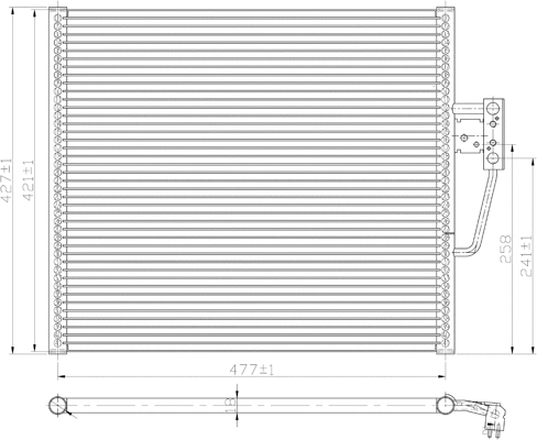 Condenseur, climatisation PowerMax 7110366
