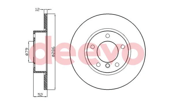 Disque de frein DEEVO BD25680