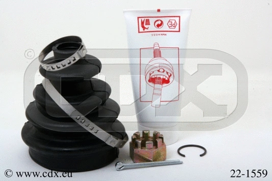 Jeu de joints-soufflets, arbre de commande CDX 22-1559