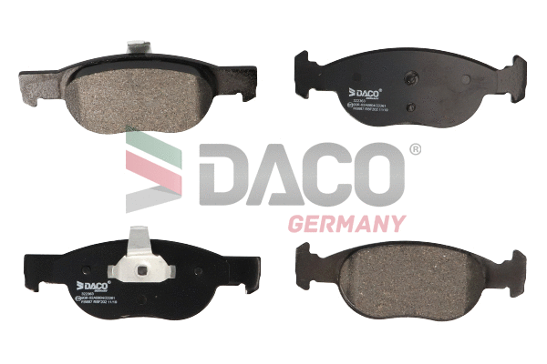 Kit de plaquettes de frein, frein à disque DACO Germany 322363