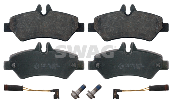 Kit de plaquettes de frein, frein à disque SWAG 10 91 6708