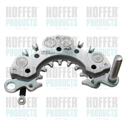 Pont de diodes, alternateur HOFFER 52276