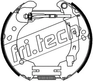 Jeu de mâchoires de frein fri.tech. 16396