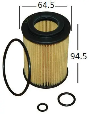 Filtre à huile JS ASAKASHI OE0080