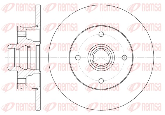 Disque de frein REMSA 6024.00