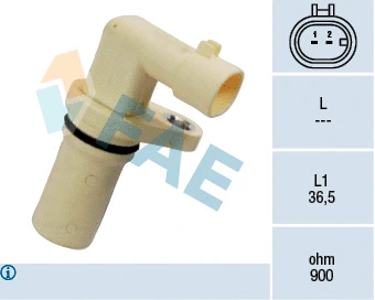 Capteur d'angle, vilebrequin FAE 79194