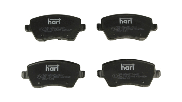 Kit de plaquettes de frein, frein à disque HART 224 133
