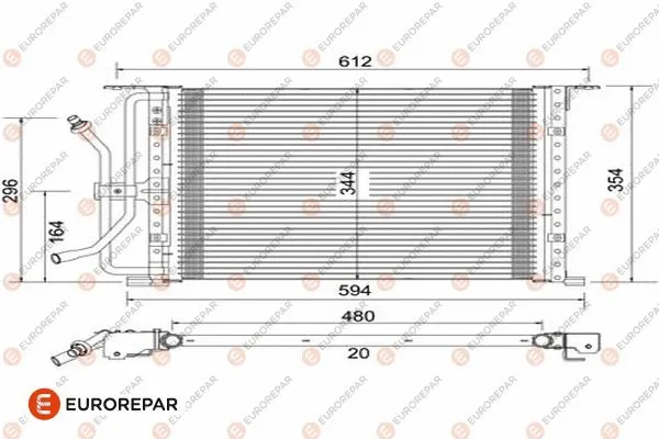 Condenseur, climatisation EUROREPAR 1609637480