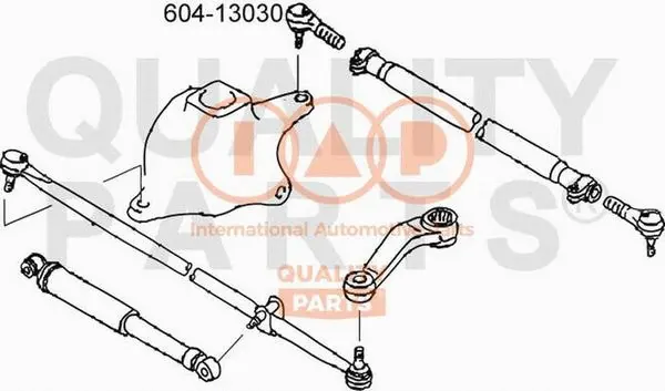 Rotule de barre de connexion IAP QUALITY PARTS 604-13030