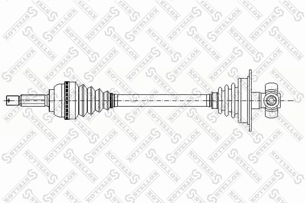 Arbre de transmission STELLOX 158 1057-SX