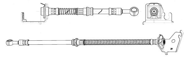 Flexible de frein CEF 514582