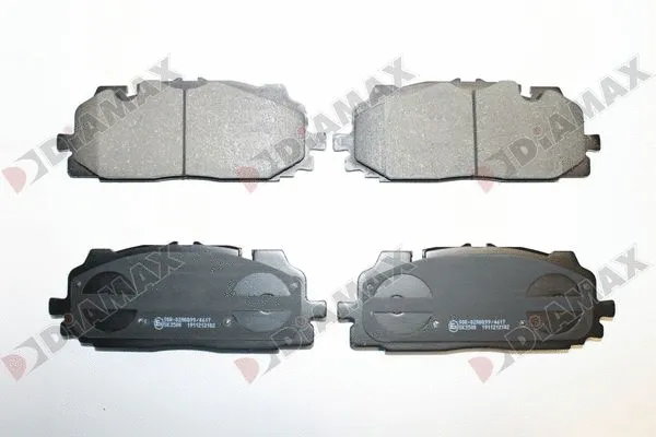 Kit de plaquettes de frein, frein à disque DIAMAX N09906